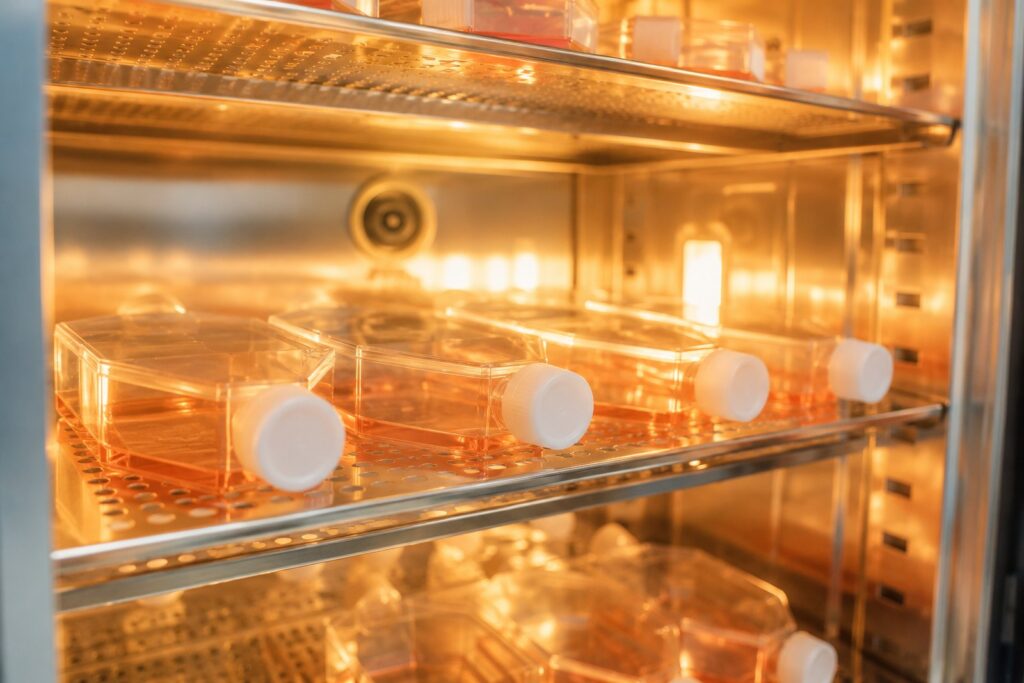 細胞培養用インキュベーター 線維芽細胞培養のイメージ