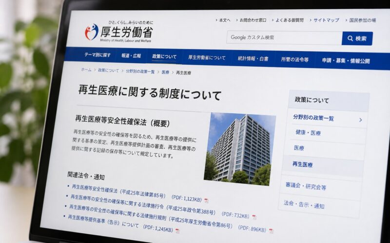 エクソソーム治療の法規制はどうなる？2026年に始まった制度見直しの議論を整理